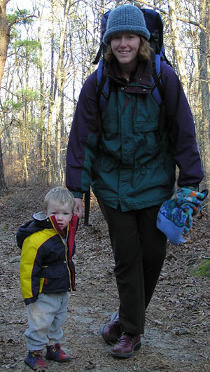 Anika and Nathan in the Woods