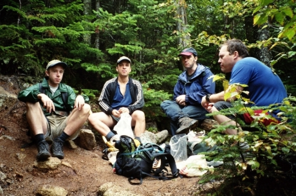 During the Hike up Katahdin